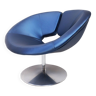 Chaise pivotante Artifort Apollo bleu argenté, édition limitée