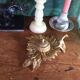 Brass inkwell
