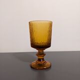 Set of 11 orange glasses