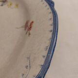 Grand Plat ancien faïence Creil et Monterau service OLGA
