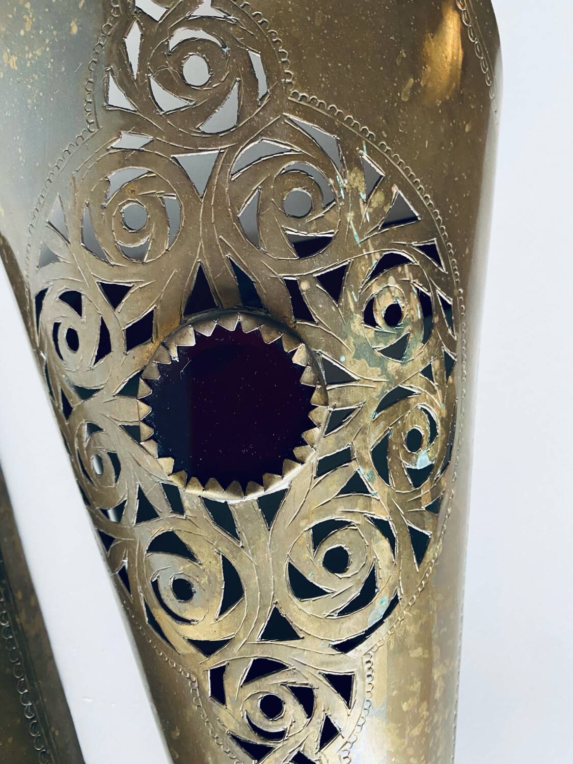 Pair of oriental wall lanterns