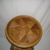 Bamboo tripod stool from the 1950s