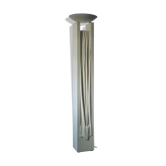 Lampadaire en plâtre modèle 1391 de Loic Beuchet edition Atelier Sedap 1984