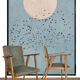 Pair scandinavian armchairs 60