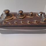 Complete weight box for Roberval scale