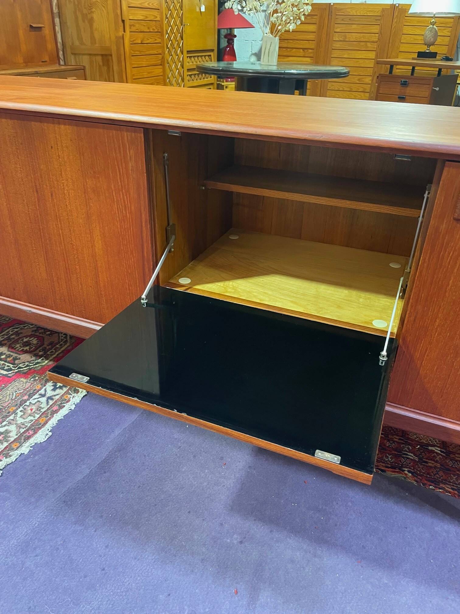 Vintage 1960s Scandinavian teak sideboard