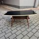 Table basse verre noir et bois