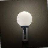 Opaline white glass wall sconce light