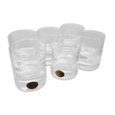 Set 6 glasses 1960 crystal Moser