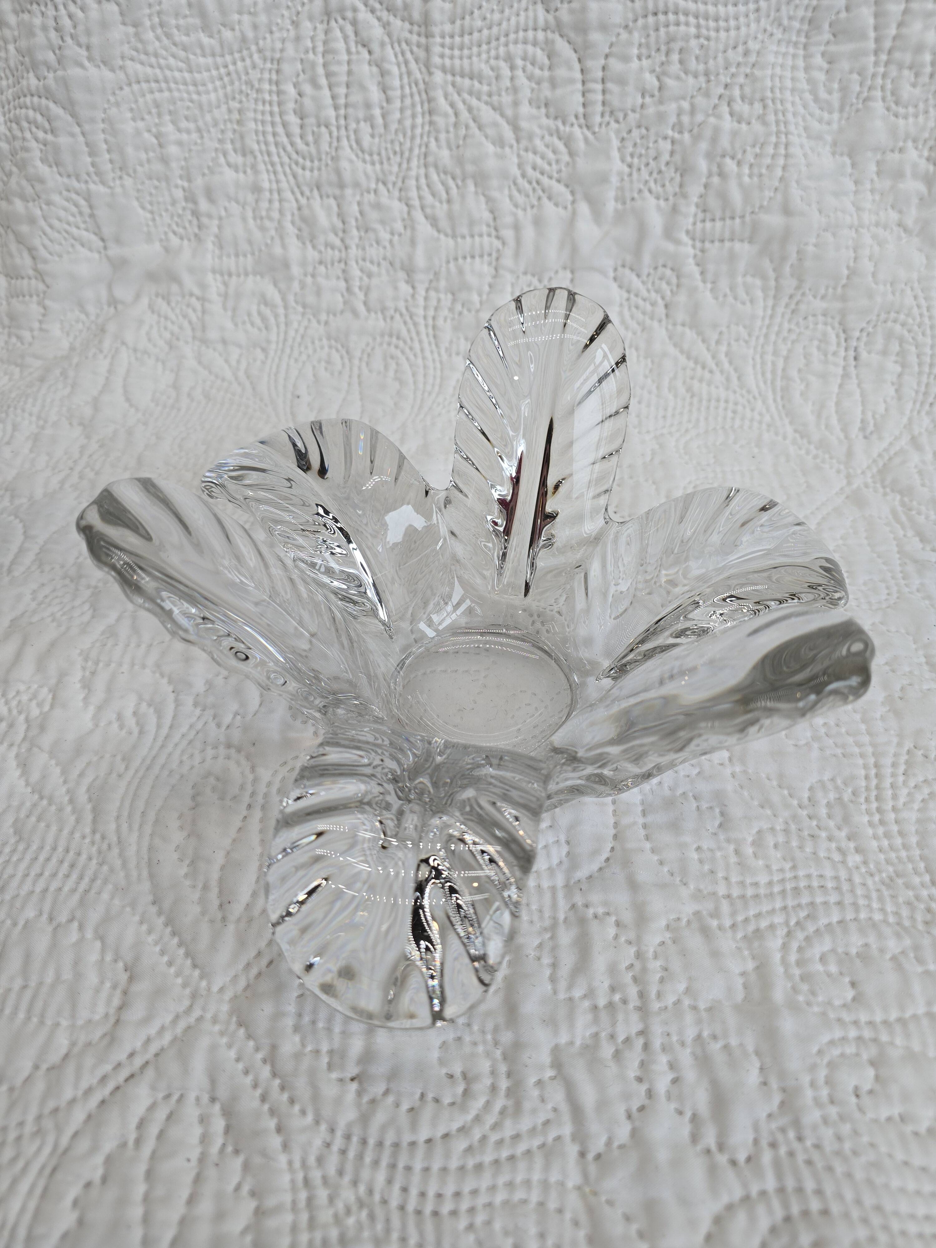 Crystal "Flower" candle holder