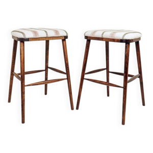 Tabourets de bar en hêtre