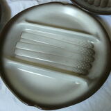 Ensemble 4 assiettes asperge salin