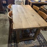 Vintage solid oak farmhouse table
