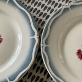 8 flat plates digoin sarreguemines