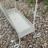 Antique vintage wrought iron planter