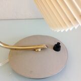 Bedside lamp with pleated day blinds, vintage 60