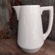Vintage French white porcelain jug