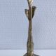 Bronze sculpture with leaf decoration
