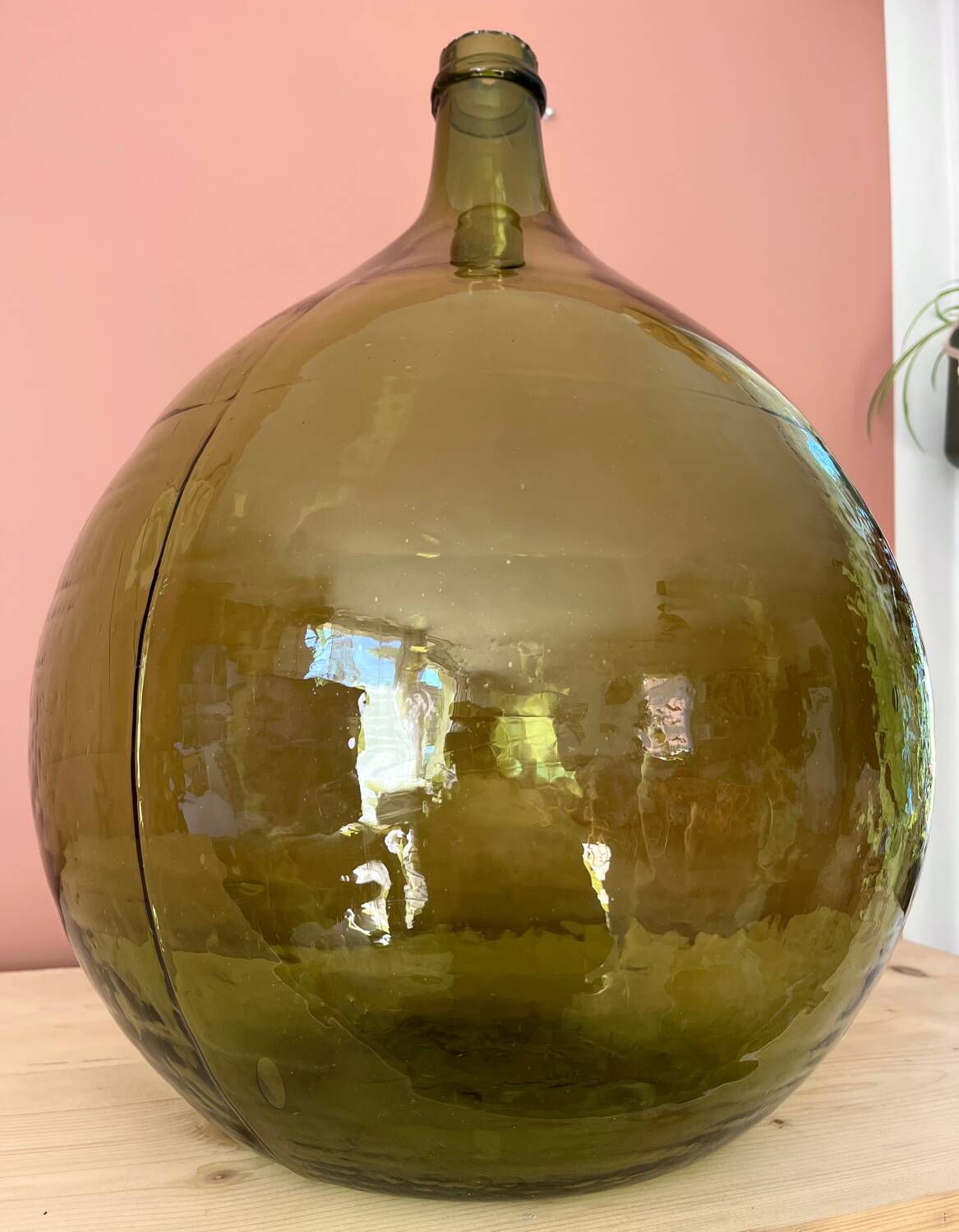 Olive green demijohn 30L
