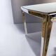 Vintage smoked glass table
