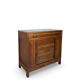 Commode de style Art Déco en bois de cerisier et noyer.