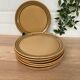 Set de 8 assiettes à dessert en grès Sarreguemines