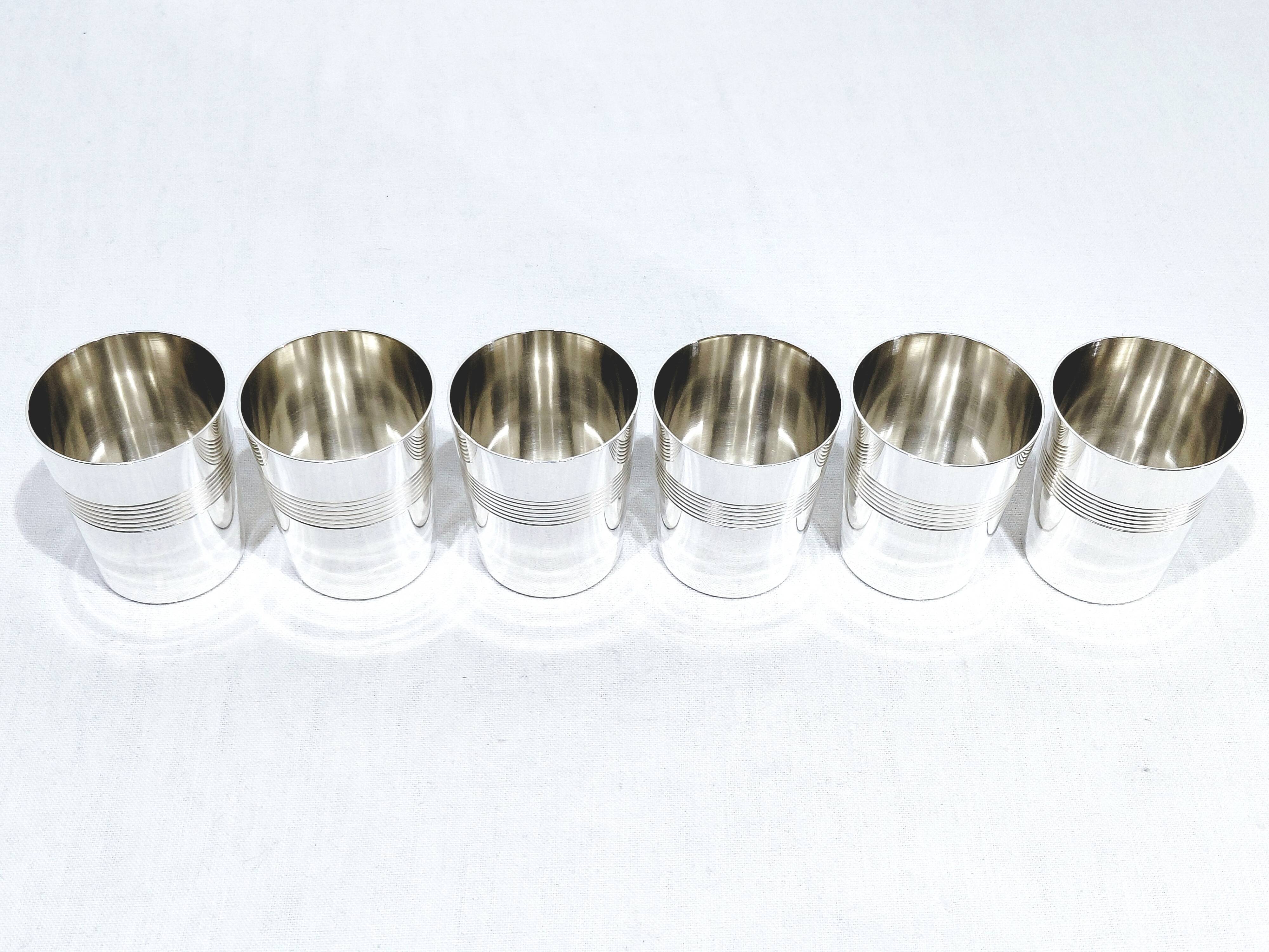 Ercuis - set of 6 cups