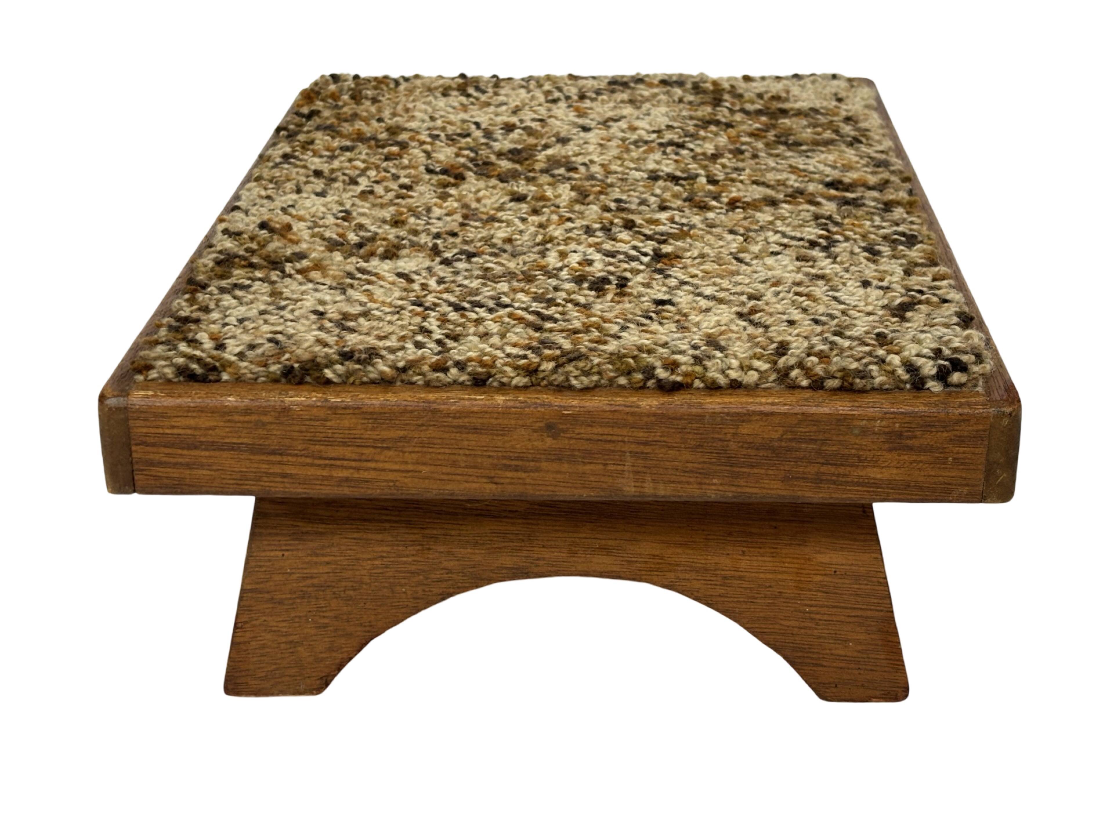 Vintage footstool 60's minimal stool low model