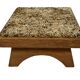 Vintage footstool 60's minimal stool low model