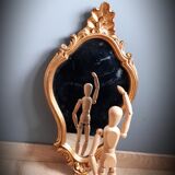 Baroque golden mirror
