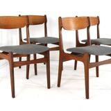 Very nice and solid set of 4 vintage chairs in teak - Findahl.