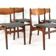 Very nice and solid set of 4 vintage teak chairs - Findahl.