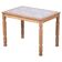 Brutalist Oak Side Table with Tiles, Denmark, 1960s