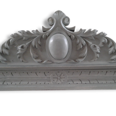 Jade patina pediment