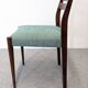 Set of 4 Scandinavian teak chairs, Denmark circa 1960.