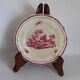 Gien "Pink Landscape" original service: 2 cake plates + 8 dessert plates