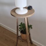 Old pedestal table driftwood