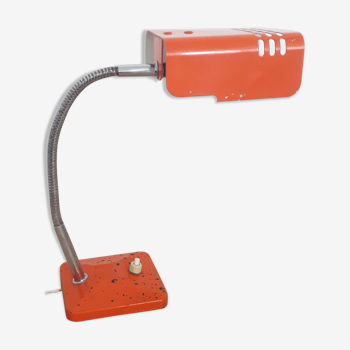 Desk lamp - Aluminor- Nice - Vintage orange - 1970's