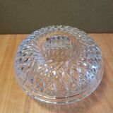 Vintage France chiseled glass candy
