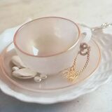 6 cups arcopal white opaline