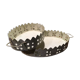 Pair of white patinated metal trays