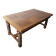 Oak dining table, DLG Charles Charles Dudouyt, 1950s