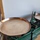 Cast iron scales and copper trays