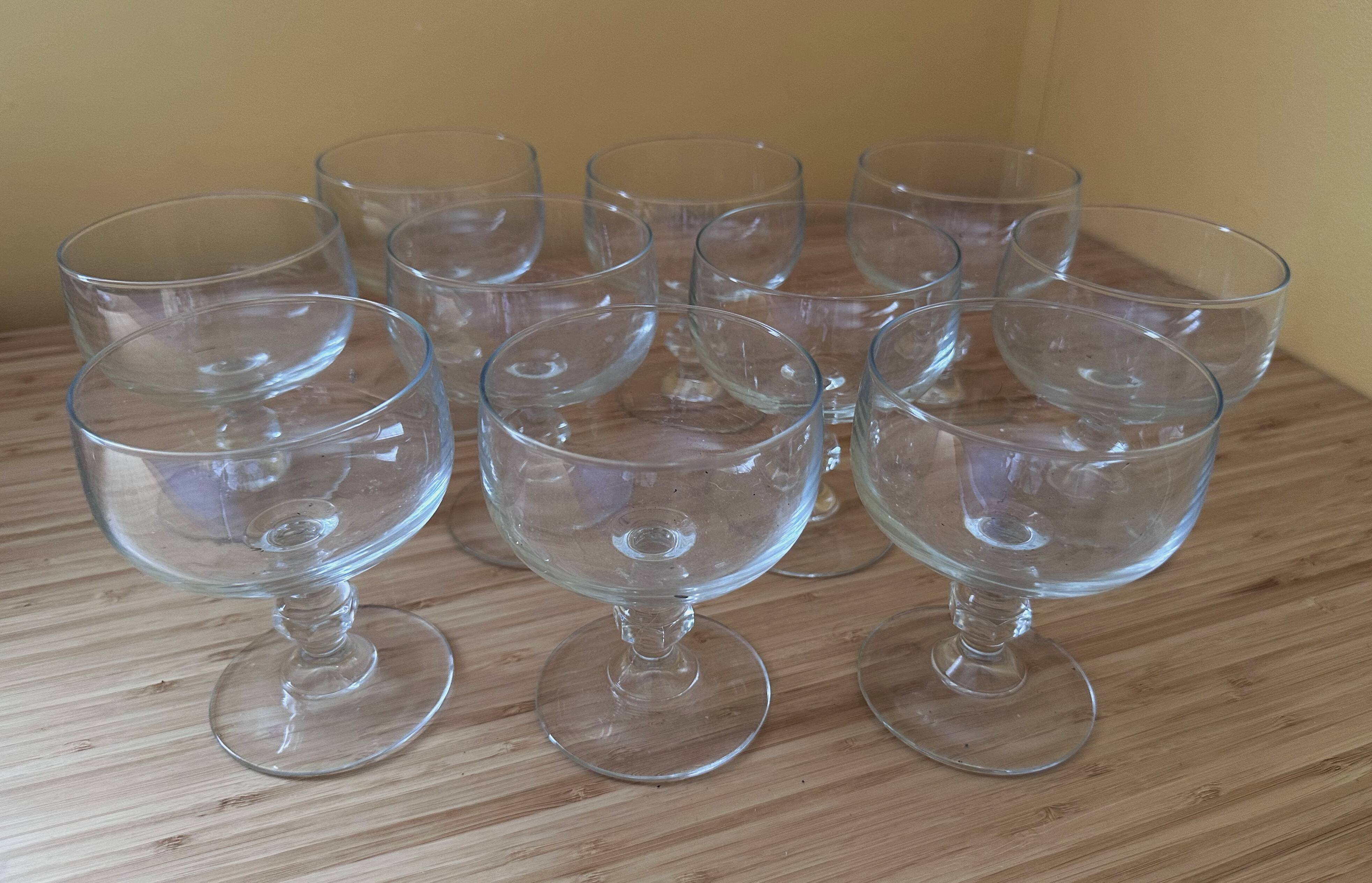 10 cups 22 cl Luminarc from the 1970s/1980s