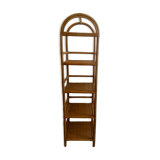Rattan and bamboo shelf