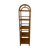 Rattan and bamboo shelf