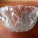 Dessert set, bowls and salad bowl in vintage textured glass