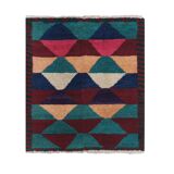 Vintage Turkish Oushak Handwoven Rug 115x126 cm