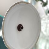 Beveled mirror on stand