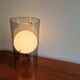 Model D-2045 Cylindrical table lamp with globe for Raak Amsterdam, The Netherlands 1960's